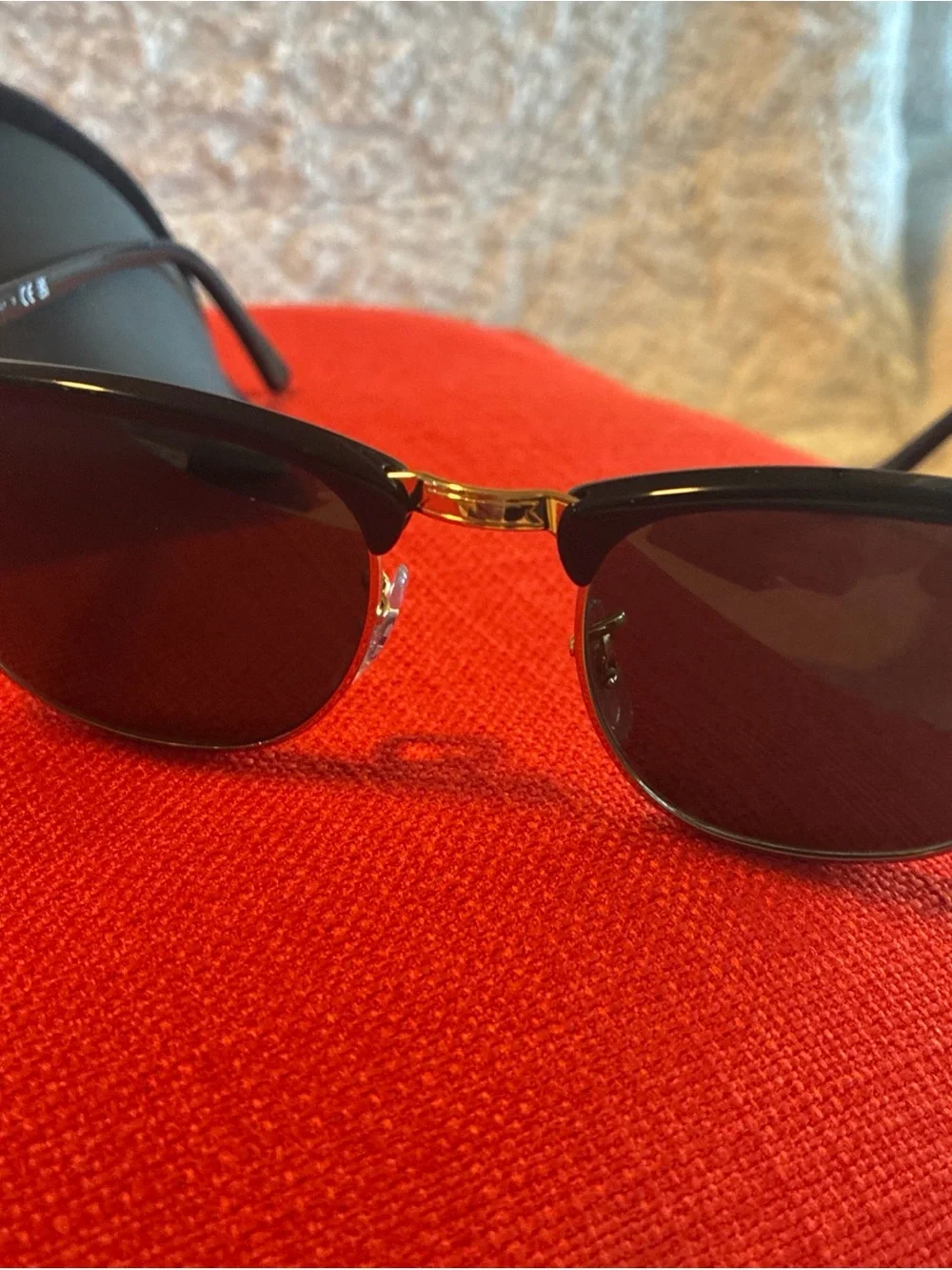 Authentic Ray-Ban Classic Clubmaster RB3016 3016 Black G15 Lens 51/21 W Case